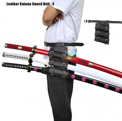 Leather Katana Sword Belt : 3